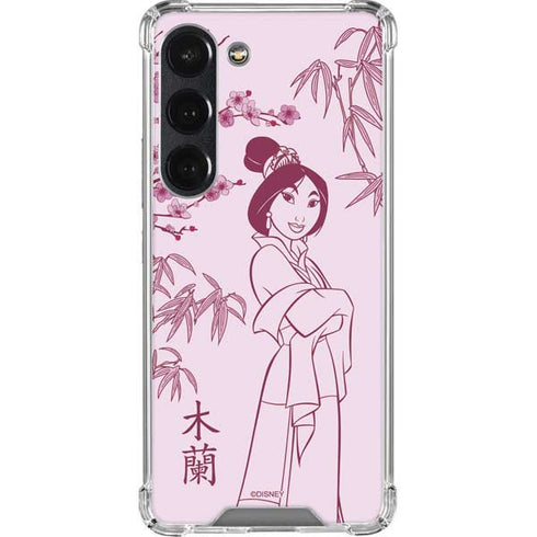 Disney Mulan Character Art Galaxy S23 Clear Case
