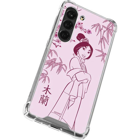 Disney Mulan Character Art Galaxy S23 Clear Case