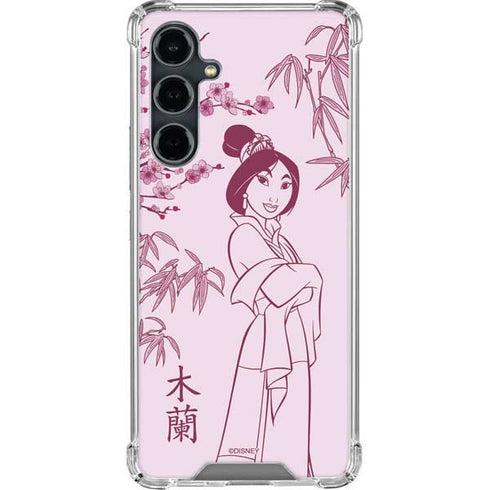 Disney Mulan Character Art Galaxy S23 FE Clear Case