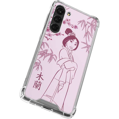 Disney Mulan Character Art Galaxy S23 Plus Clear Case