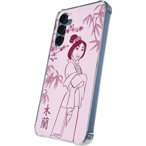 Disney Mulan Character Art Galaxy S24 Clear Case