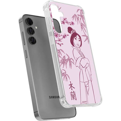 Disney Mulan Character Art Galaxy S24 Plus Clear Case