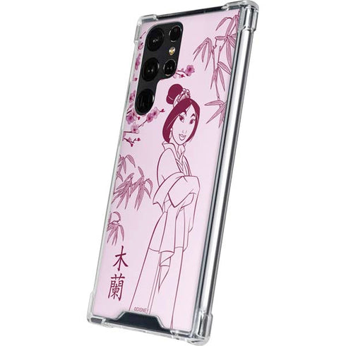 Disney Mulan Character Art Galaxy S24 Ultra Clear Case
