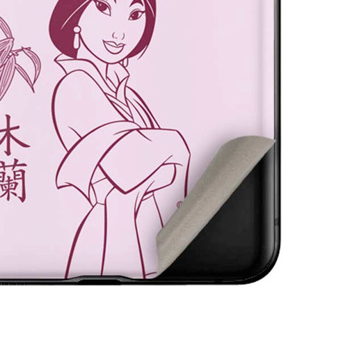Disney Mulan Character Art Galaxy Z Flip Skin