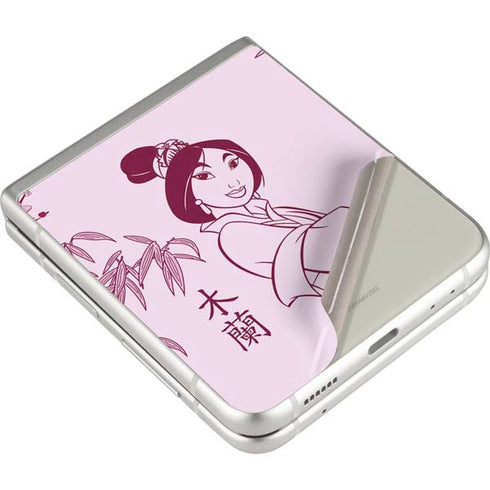 Disney Mulan Character Art Galaxy Z Flip3 5G Skin