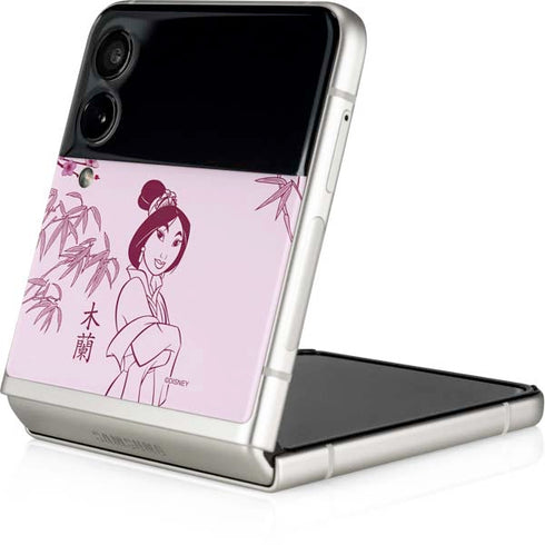 Disney Mulan Character Art Galaxy Z Flip3 5G Skin