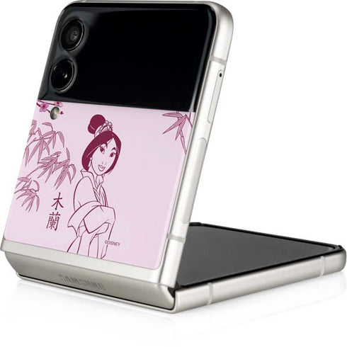 Disney Mulan Character Art Galaxy Z Flip4 5G Skin