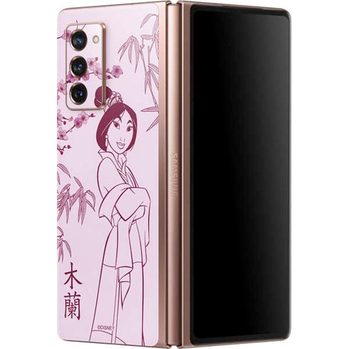 Disney Mulan Character Art Galaxy Z Fold2 5G Skin