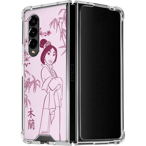 Disney Mulan Character Art Galaxy Z Fold4 5G Clear Case