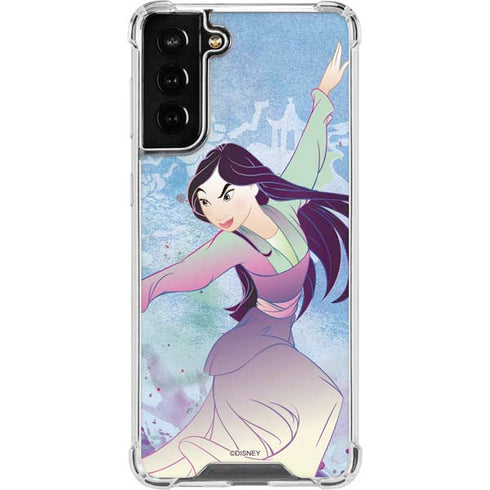 Disney Mulan In Training Galaxy S21 FE Clear Case