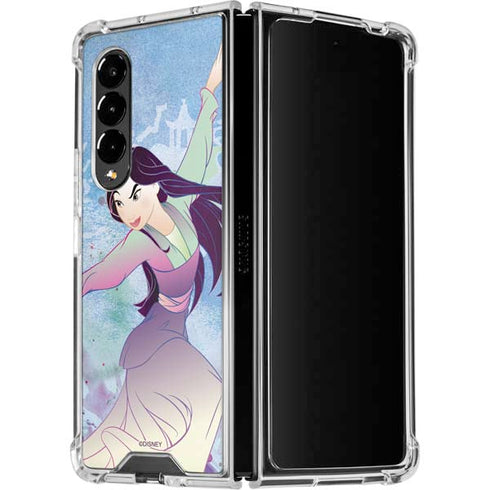 Disney Mulan In Training Galaxy Z Fold4 5G Clear Case