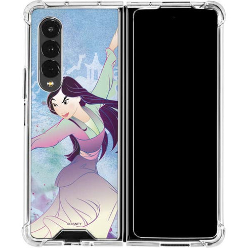 Disney Mulan In Training Galaxy Z Fold4 5G Clear Case