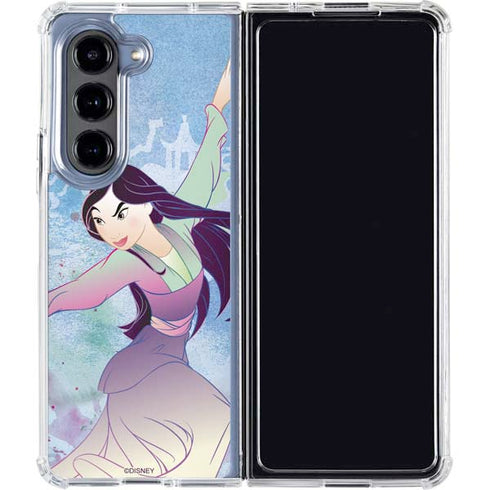 Disney Mulan In Training Galaxy Z Fold5 5G Clear Case