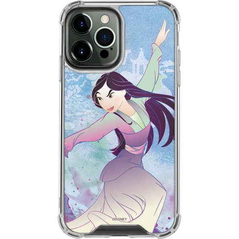 Disney Mulan In Training iPhone 14 Pro Max Clear Case