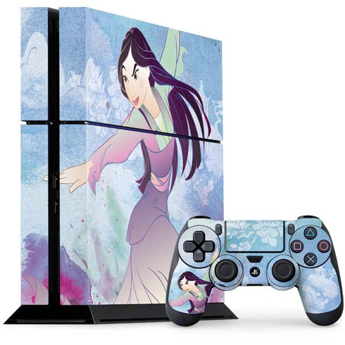 Disney Mulan In Training PS4 Console and Controller Bundle Skin