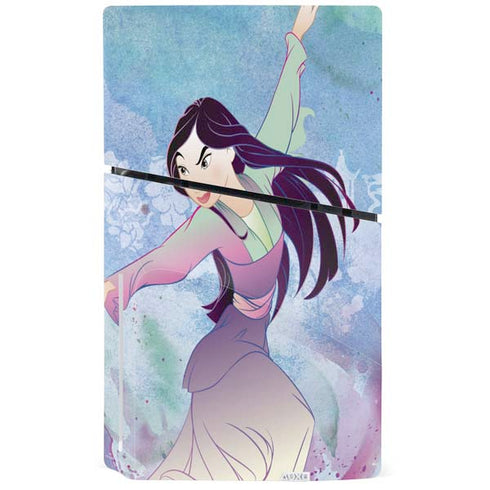 Disney Mulan In Training PS5 Slim Disk Bundle Skin