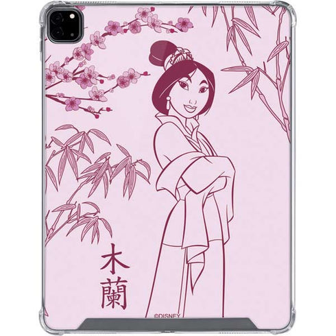 Disney Mulan Character Art iPad Pro 12.9in (2020) Clear Case