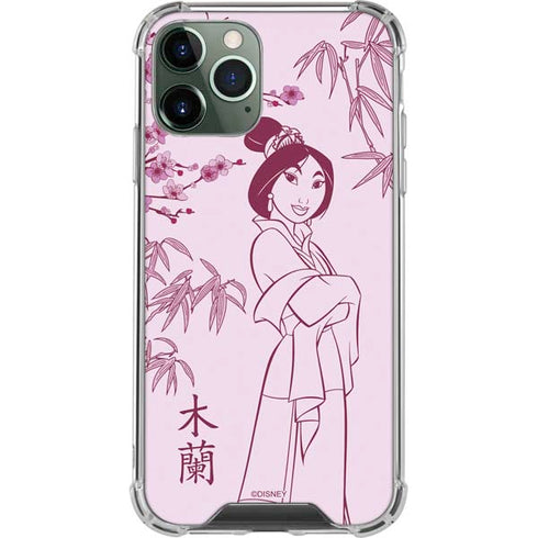 Disney Mulan Character Art iPhone 11 Pro Max Clear Case