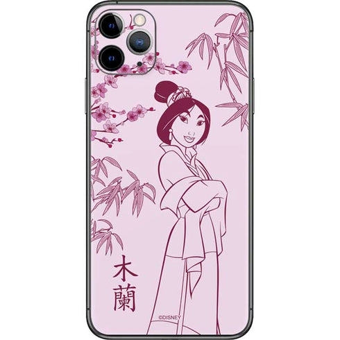 Disney Mulan Character Art iPhone 11 Pro Max Skin
