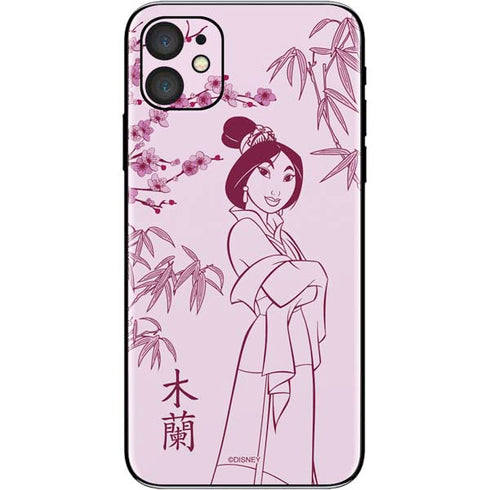 Disney Mulan Character Art iPhone 11 Skin