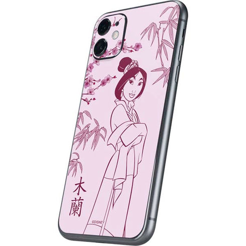 Disney Mulan Character Art iPhone 11 Skin