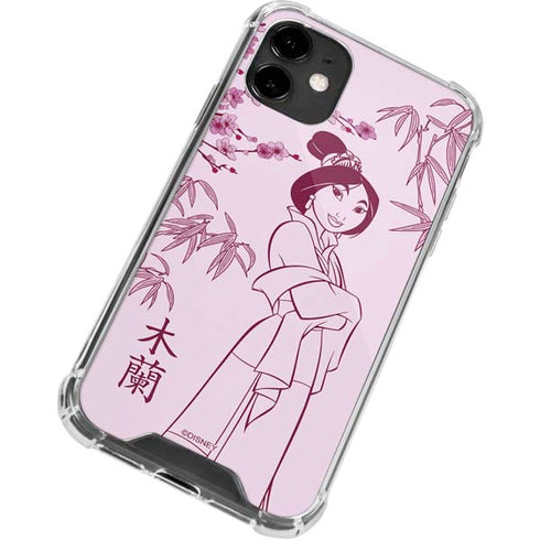 Disney Mulan Character Art iPhone 12 Clear Case