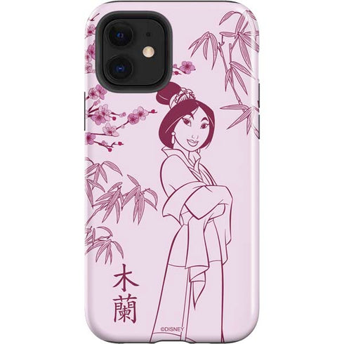 Disney Mulan Character Art iPhone 12 Impact Case