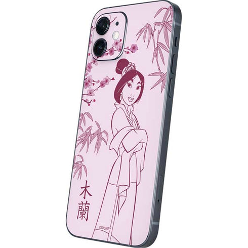 Disney Mulan Character Art iPhone 12 Mini Skin
