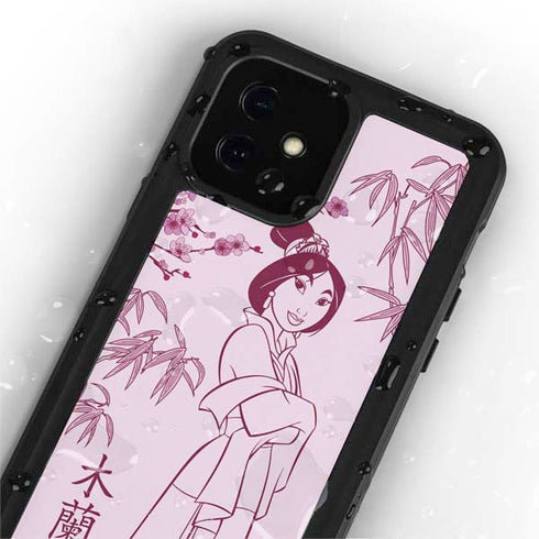 Disney Mulan Character Art iPhone 12 Mini Waterproof Case