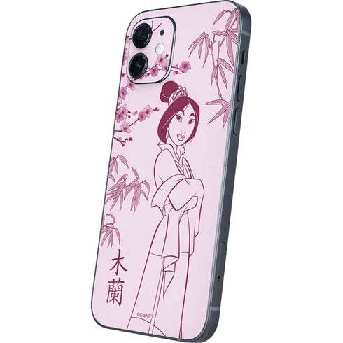 Disney Mulan Character Art iPhone 12 Skin