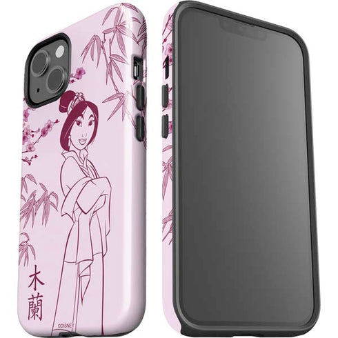 Disney Mulan Character Art iPhone 13 Impact Case