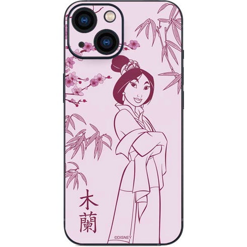 Disney Mulan Character Art iPhone 13 Mini Skin