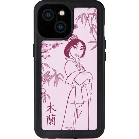 Disney Mulan Character Art iPhone 13 Mini Waterproof Case