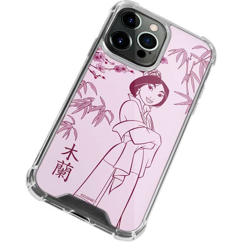 Disney Mulan Character Art iPhone 13 Pro Clear Case