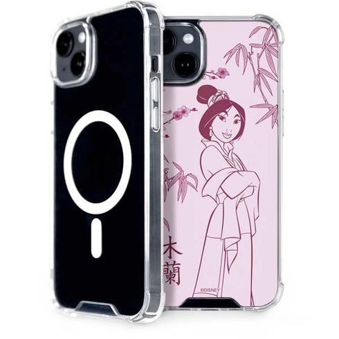 Disney Mulan Character Art iPhone 15 Plus MagSafe Case