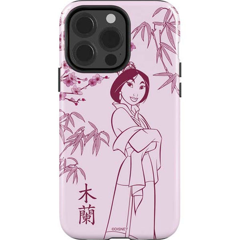 Disney Mulan Character Art iPhone 15 Pro Impact Case