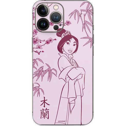 Disney Mulan Character Art iPhone 14 Pro Max Skin