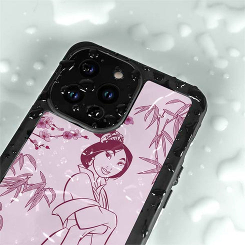Disney Mulan Character Art iPhone 14 Pro Max Waterproof Case