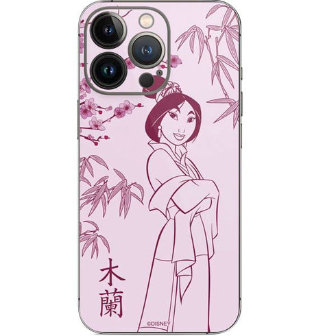 Disney Mulan Character Art iPhone 14 Pro Skin