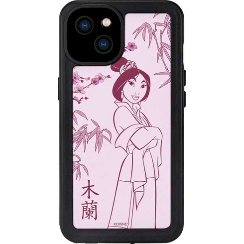 Disney Mulan Character Art iPhone 15 Plus Waterproof Case