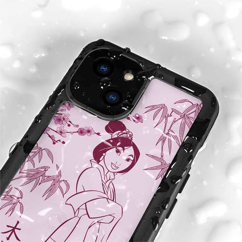 Disney Mulan Character Art iPhone 15 Plus Waterproof Case