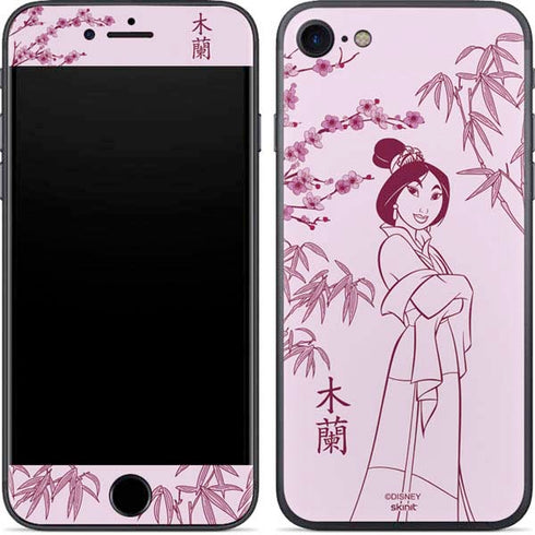 Disney Mulan Character Art iPhone 8 Skin