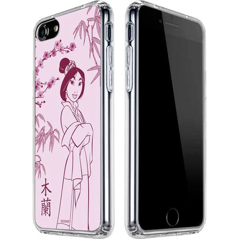 Disney Mulan Character Art iPhone SE (2nd & 3rd Gen) Clear Case