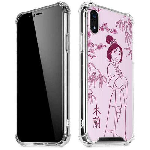 Disney Mulan Character Art iPhone XR Clear Case