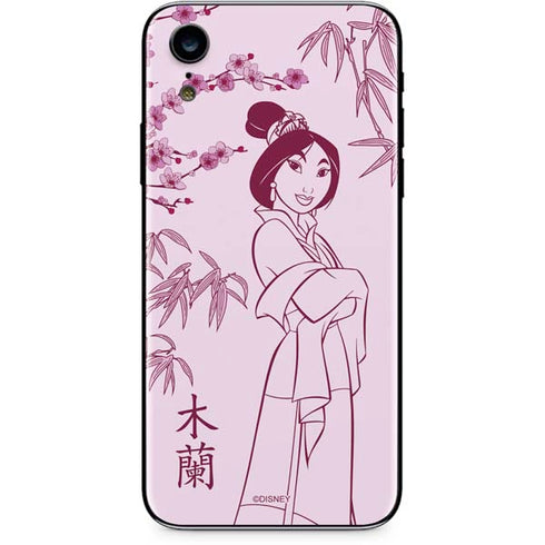 Disney Mulan Character Art iPhone XR Skin