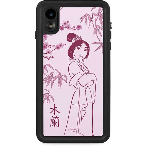 Disney Mulan Character Art iPhone XR Waterproof Case