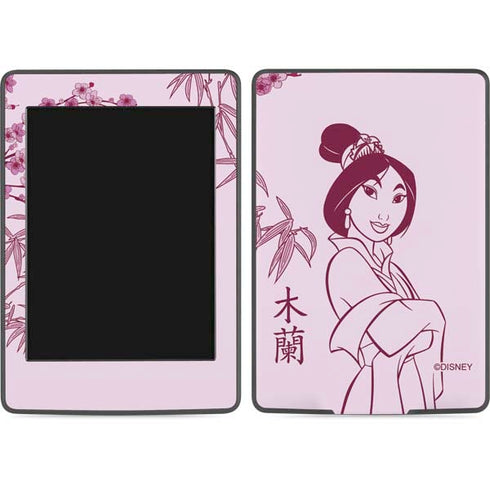 Disney Mulan Character Art Amazon Kindle Skin