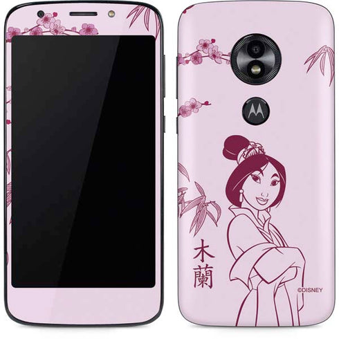 Disney Mulan Character Art Moto E5 Play Skin