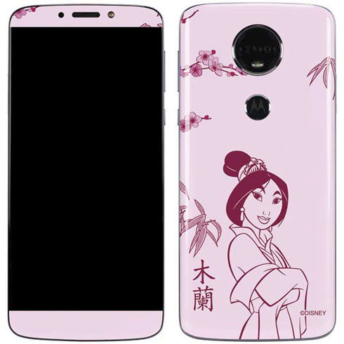 Disney Mulan Character Art Moto E5 Plus Skin