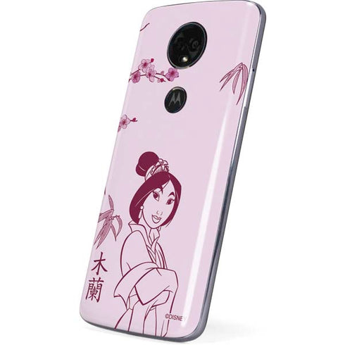 Disney Mulan Character Art Moto E5 Plus Skin